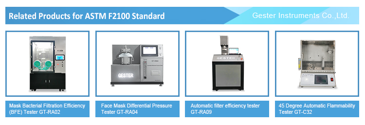 ASTM F2100 mask testing equipment