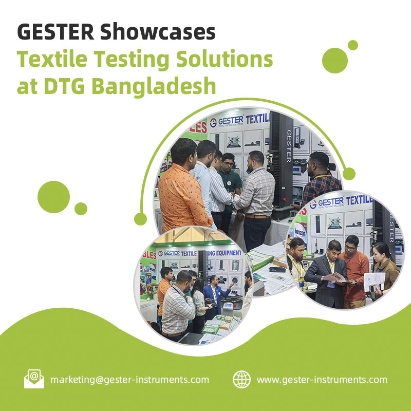 Gester mette in mostra soluzioni di test tessili su DTG Bangladesh
