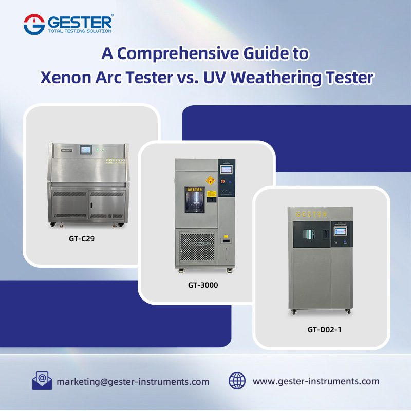 Una guida completa al tester ad arco di xeno rispetto al tester di resistenza agli agenti atmosferici UV.