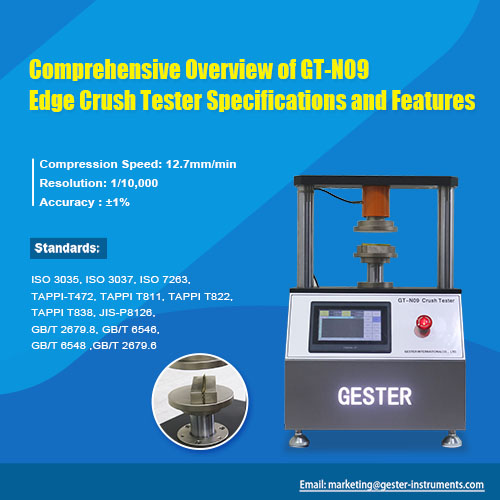 Panoramica completa delle specifiche e delle caratteristiche del tester Edge Crush GT-N09