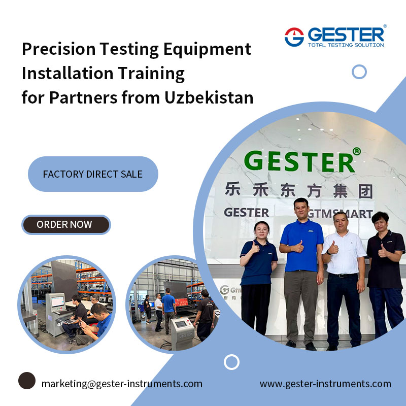 Formazione sull'installazione di apparecchiature di prova di precisione per partner dall'Uzbekistan