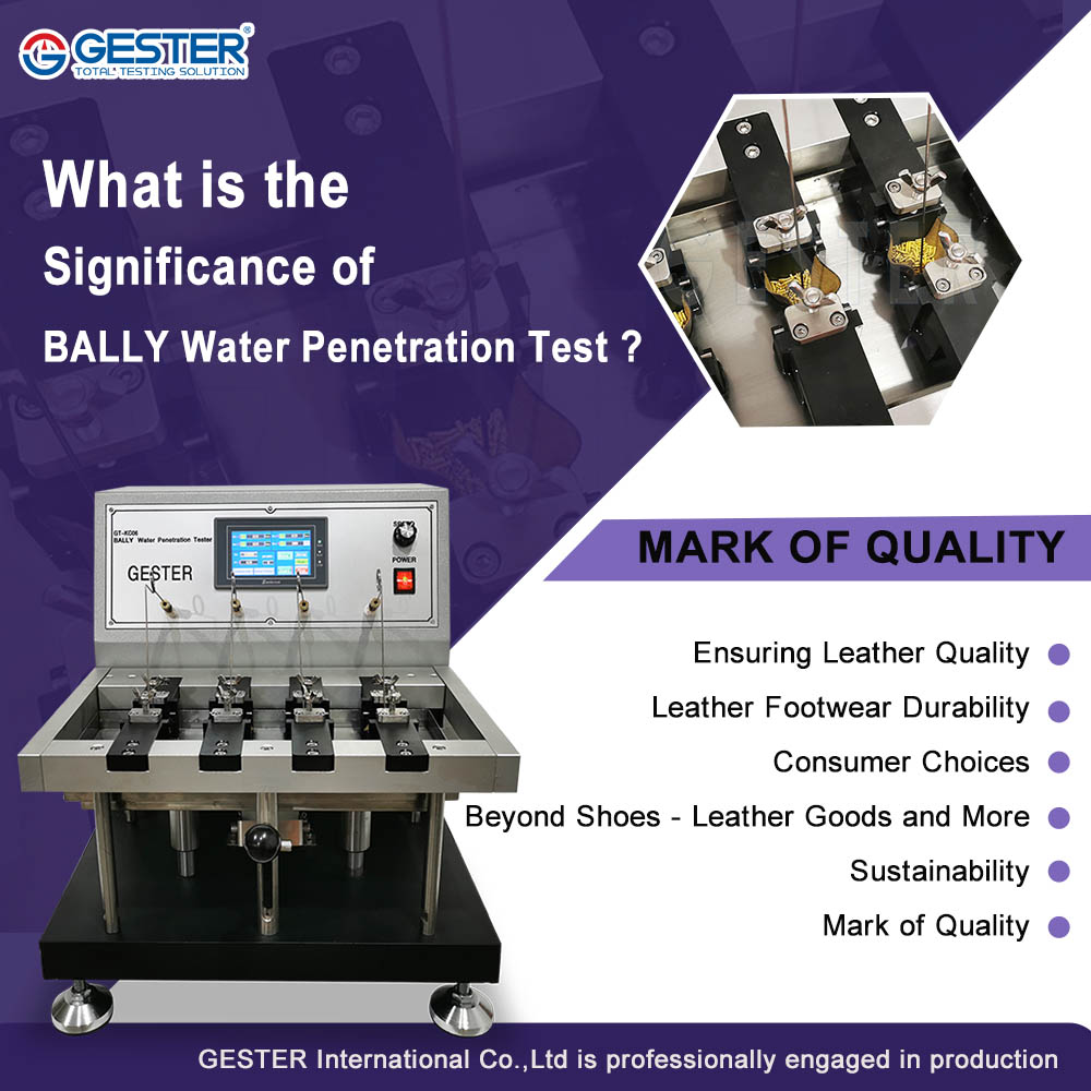 Qual è il significato del test di penetrazione dell'acqua BALLY?